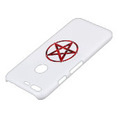 Red Devil Pentagram Uncommon Google Pixel Case (Top)
