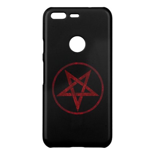 Red Devil Pentagram Uncommon Google Pixel Case