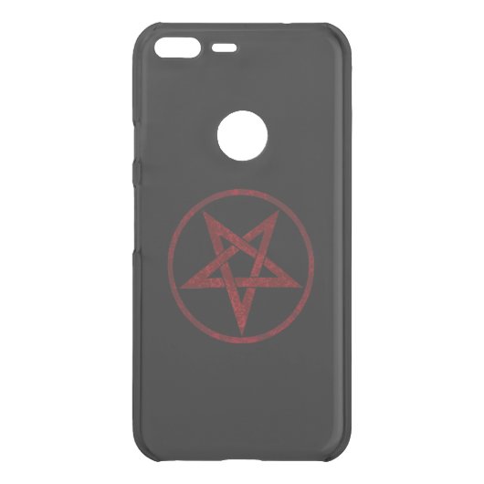 Red Devil Pentagram Uncommon Google Pixel XL Case (Back)