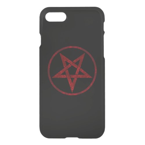 Red Devil Pentagram iPhone SE87 Case