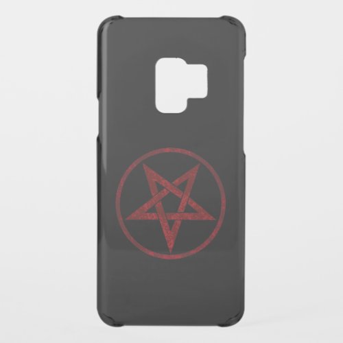 Red Devil Pentagram Uncommon Samsung Galaxy S9 Case