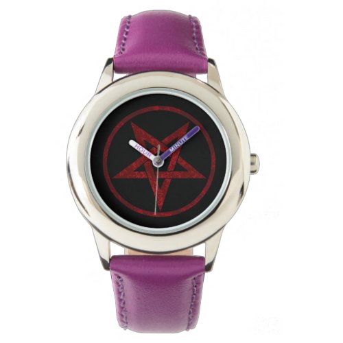 Red Devil Pentagram Watch