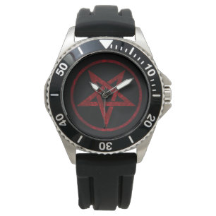 Red Devil Pentagram Watch