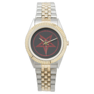 Red Devil Pentagram Watch