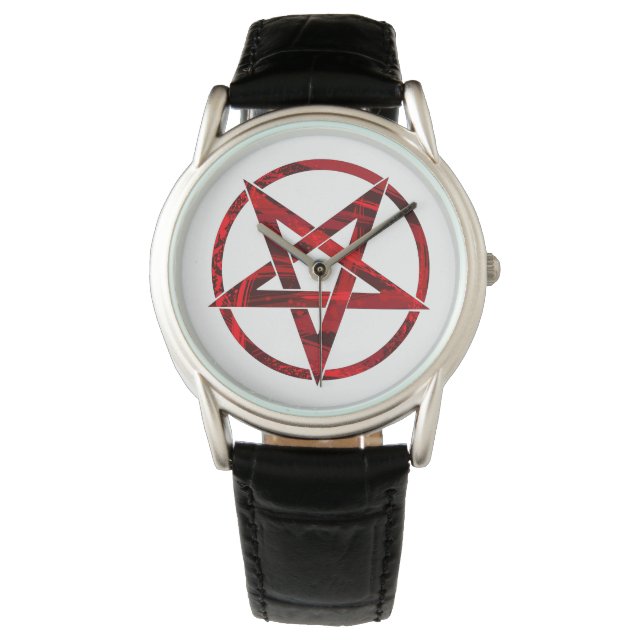 Red Devil Pentagram Watch (Front)