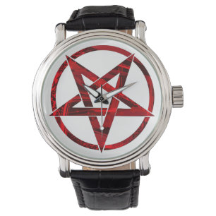 Red Devil Pentagram Watch