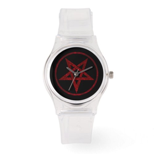 Red Devil Pentagram Watch