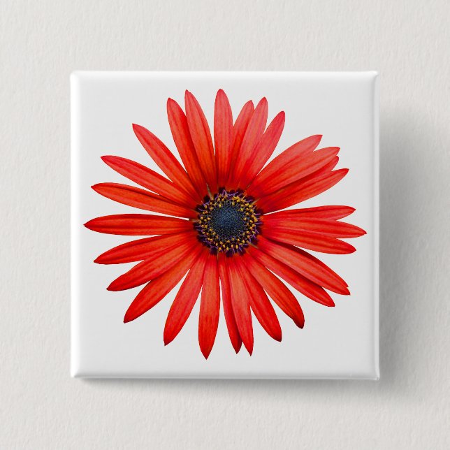 Red Devil Pinback Button (Front)