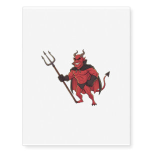 Red Devil Temporary Tattoos