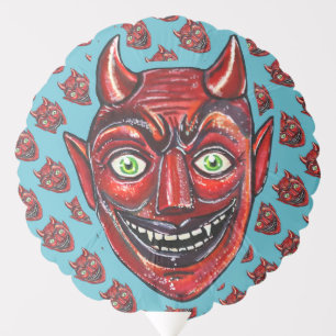 Red Devil Vintage Halloweenies Balloon