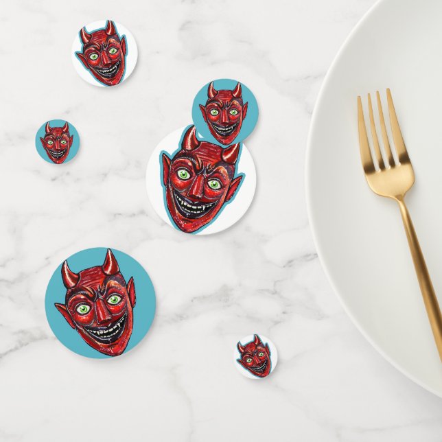 Red Devil Vintage Halloweenies  Confetti (Group)