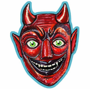 Red Devil Vintage Halloweenies Cutout