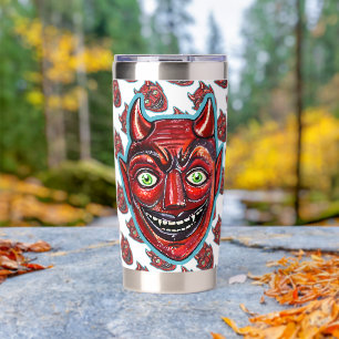 Red Devil Vintage Halloweenies Insulated Tumbler