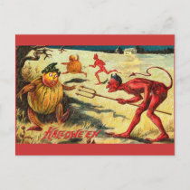 Red Devil Vintage Postcard