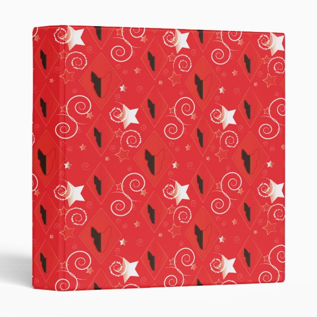 Red Diamond Bull Terrier Binder (Front/Spine)