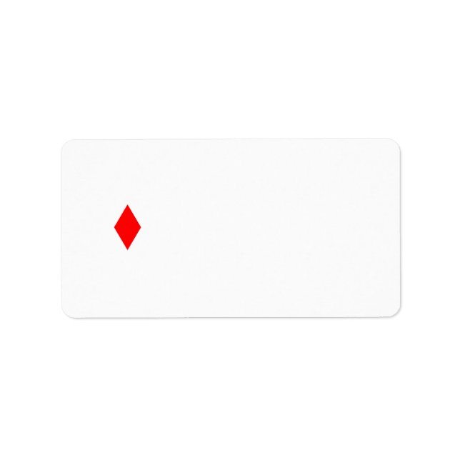 Red Diamond Label (Front)