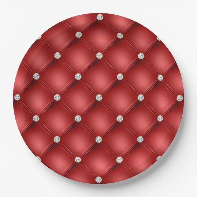 Red Diamond Paper Plates (Front)