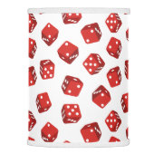 Red Dice Craps Game Casino Lamp Shade (Right)