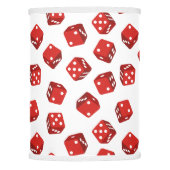 Red Dice Craps Game Casino Lamp Shade (Front)