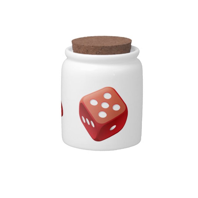Red Dice Jar (Front)