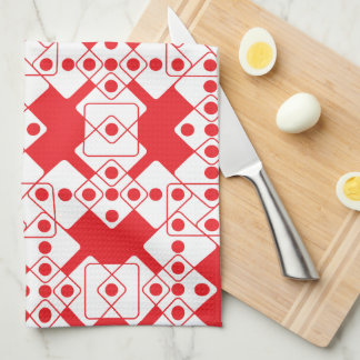 Red Dice Kitchen Towel