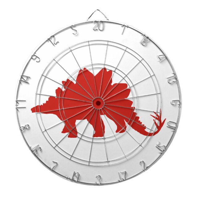 Red Dinosaur Dartboard (Front)
