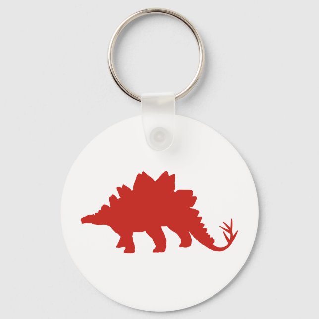 Red Dinosaur Keychain (Front)