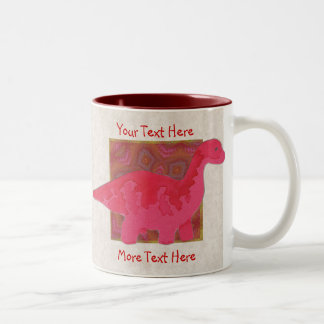 Red Dinosaur Mug