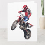 Red Dirt Bike Card