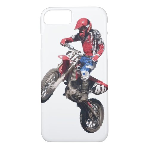 Red Dirt Bike iPhone 87 Case