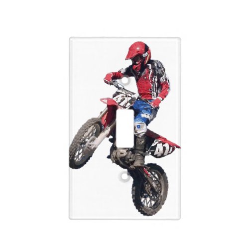 Red Dirt Bike Light Switch Cover