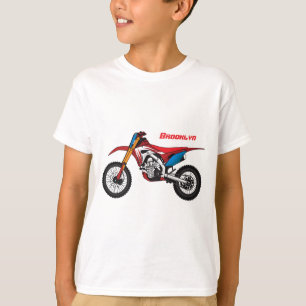 Red dirt bike motorcycle T-Shirt