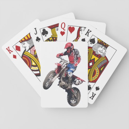 Red Dirt Bike Poker Cards