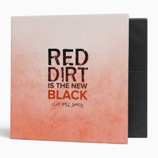 Red Dirt is the New Black Baseball School Binder
