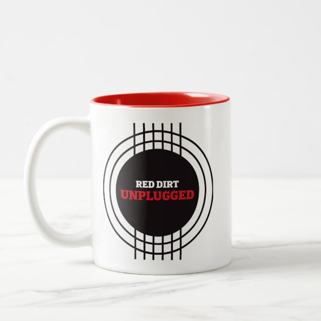 Red Dirt Unplugged Title Logo Mug (Left)