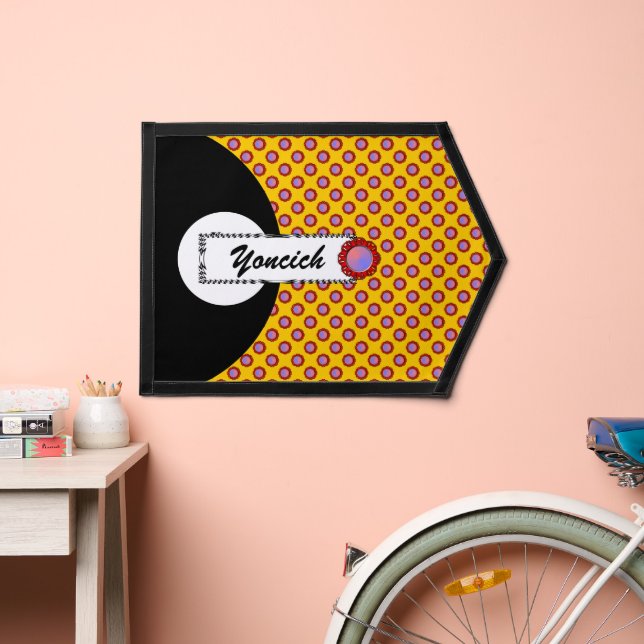 Red Disc Ribbon by Kenneth Yoncich Pennant (Insitu 2)