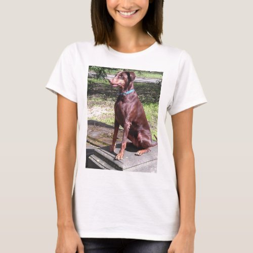 red doberman T_Shirt