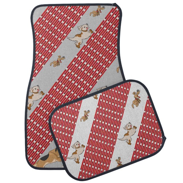 Red Dog Floor Car Mats (Set)