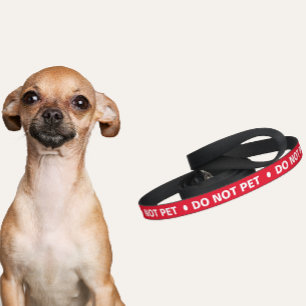 Red Dog Leash - Do Not Pet