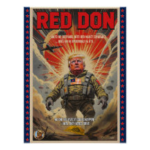 Red Don - Satirical Political Art Poster