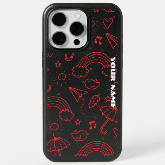 Red Doodles Dream Otterbox Case