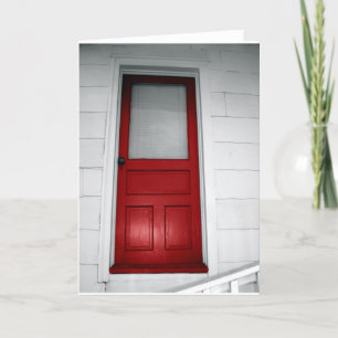 Red Door Card