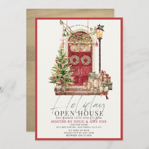 Red Door Christmas Holiday Open House