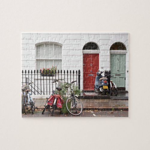 Red Door Green Door Islington London UK Jigsaw Puzzle