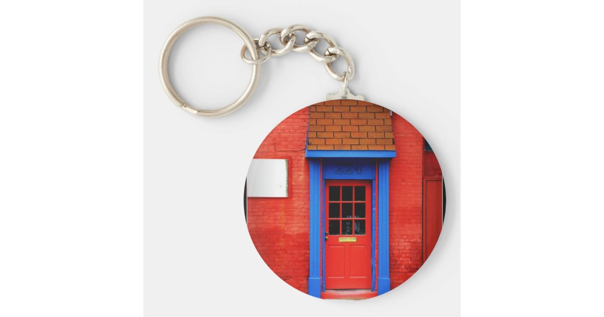 Red Door Keychain Zazzle