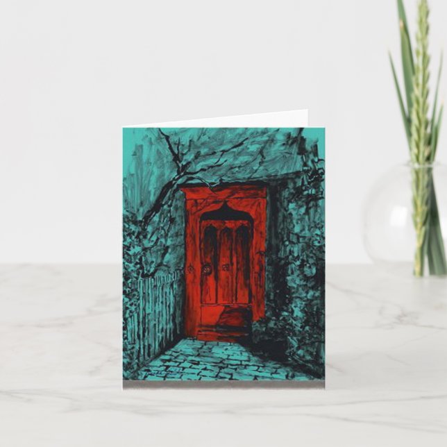 Red Door Note Cards (Front)