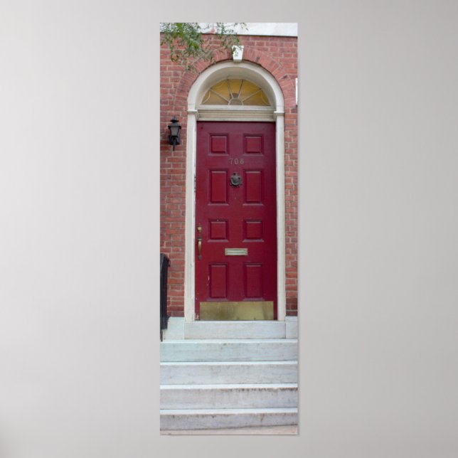 Red Door Photo Poster (Front)
