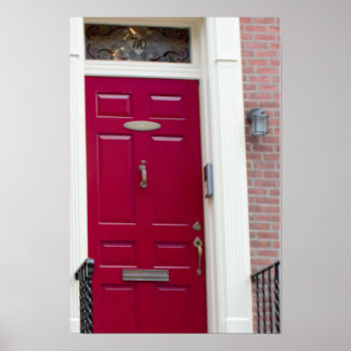 Red Door Photo Poster