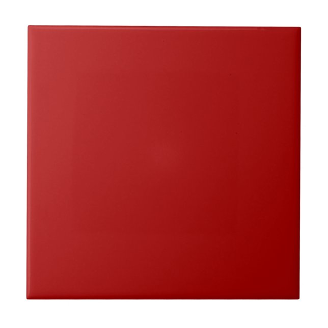 Red Door Red Square Kitchen and Bathroom Ceramic Tile (Front)