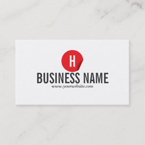 Red Dot Bodybuilding Business Card